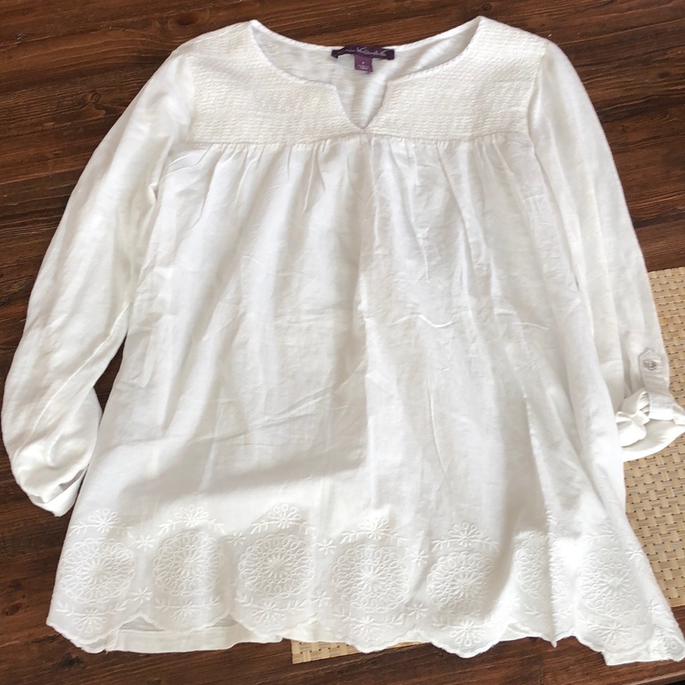 Elegant white blouse